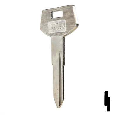 Uncut Key Blank | B84, P1101 | GM Key Automotive Key JMA USA