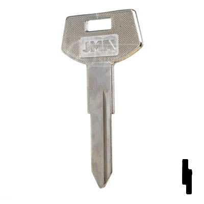 Uncut Key Blank | B84, P1101 | GM Key Automotive Key JMA USA