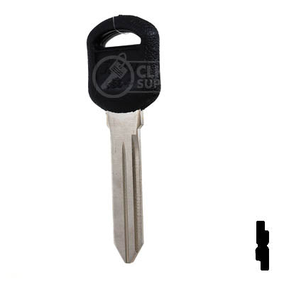 Uncut Key Blank | B89-P Plastic Head GM Key Automotive Key JMA USA