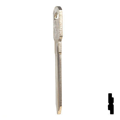 Uncut Key Blank | B89, P1107 | GM Key Automotive Key JMA USA