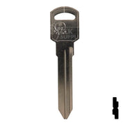 Uncut Key Blank | B89, P1107 | GM Key Automotive Key JMA USA