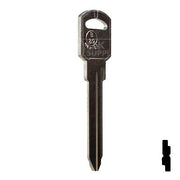 Uncut Key Blank | B89, P1107 | GM Key Automotive Key JMA USA