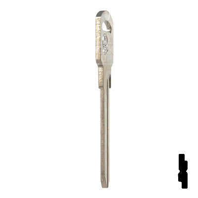 Uncut Key Blank | B89, P1107 | GM Key Automotive Key JMA USA