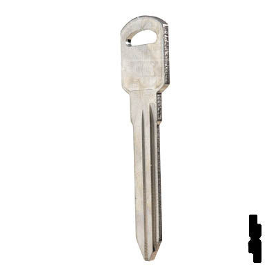 Uncut Key Blank | B89, P1107 | GM Key Automotive Key JMA USA