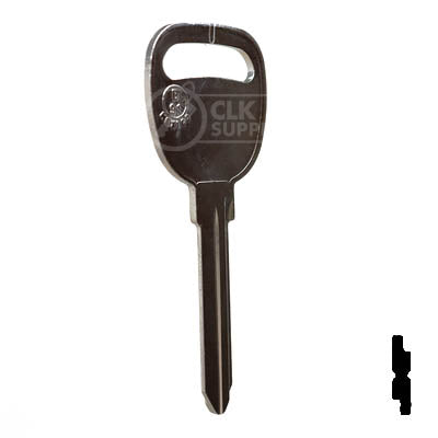 Uncut Key Blank | B91, P1111 | GM Key Automotive Key JMA USA