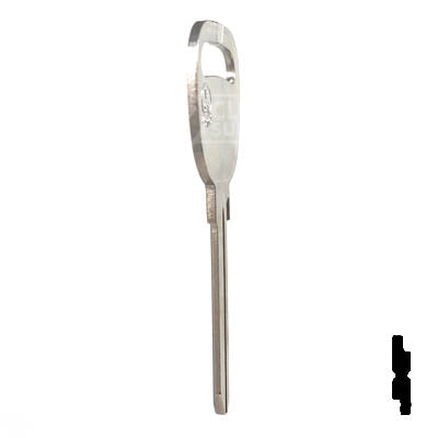Uncut Key Blank | B91, P1111 | GM Key Automotive Key JMA USA