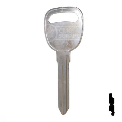 Uncut Key Blank | B91, P1111 | GM Key Automotive Key JMA USA