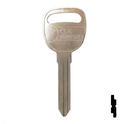 Uncut Key Blank | B91, P1111 | GM Key Automotive Key JMA USA