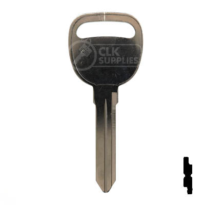 Uncut Key Blank | B91, P1111 | GM Key Automotive Key JMA USA