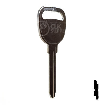 Uncut Key Blank | B91, P1111 | GM Key Automotive Key JMA USA