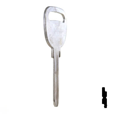 Uncut Key Blank | B91, P1111 | GM Key Automotive Key JMA USA
