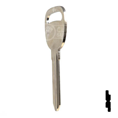 Uncut Key Blank | B91, P1111 | GM Key Automotive Key JMA USA