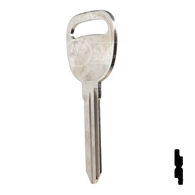 Uncut Key Blank | B91, P1111 | GM Key Automotive Key JMA USA