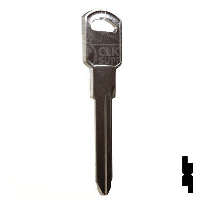Uncut Key Blank | B92, P1109 | GM Key Automotive Key JMA USA