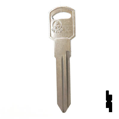 Uncut Key Blank | B92, P1109 | GM Key Automotive Key JMA USA