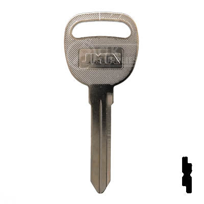 Uncut Key Blank | B93, P1112 | GM Key Automotive Key JMA USA