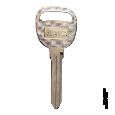 Uncut Key Blank | B93, P1112 | GM Key Automotive Key JMA USA