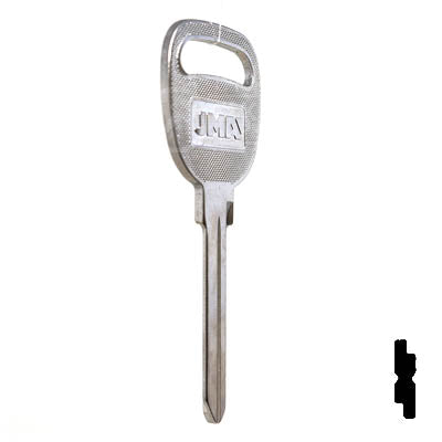 Uncut Key Blank | B93, P1112 | GM Key Automotive Key JMA USA