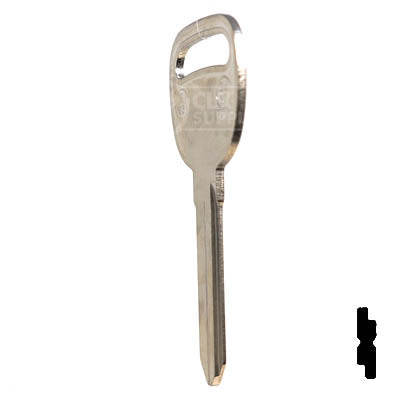 Uncut Key Blank | B93, P1112 | GM Key Automotive Key JMA USA