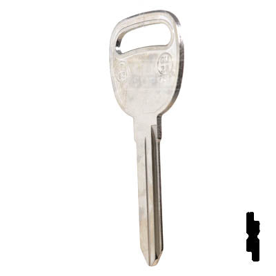 Uncut Key Blank | B93, P1112 | GM Key Automotive Key JMA USA