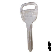 Uncut Key Blank | B93, P1112 | GM Key Automotive Key JMA USA