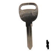 Uncut Key Blank | B93, P1112 | GM Key Automotive Key JMA USA