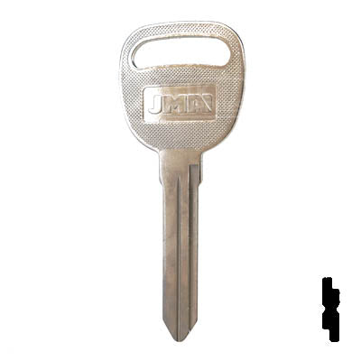 Uncut Key Blank | B93, P1112 | GM Key Automotive Key JMA USA