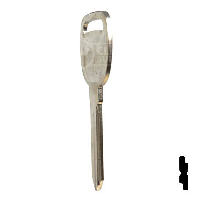 Uncut Key Blank | B96, P1110 | GM Key Automotive Key JMA USA