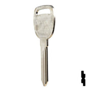 Uncut Key Blank | B96, P1110 | GM Key Automotive Key JMA USA