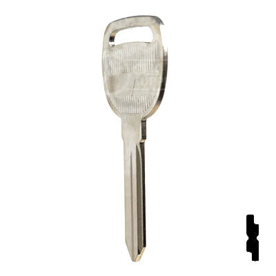 Uncut Key Blank | B96, P1110 | GM Key Automotive Key JMA USA
