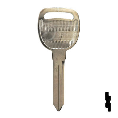 Uncut Key Blank | B96, P1110 | GM Key Automotive Key JMA USA