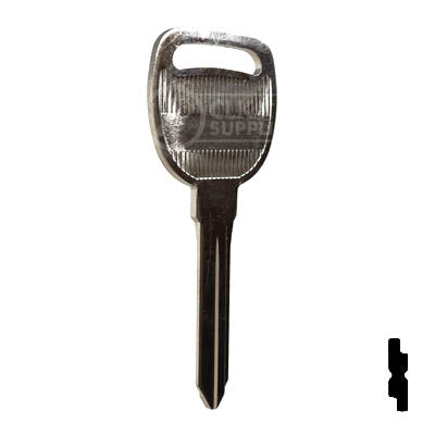 Uncut Key Blank | B96, P1110 | GM Key Automotive Key JMA USA