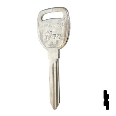 Uncut Key Blank | B96, P1110 | GM Key Automotive Key JMA USA