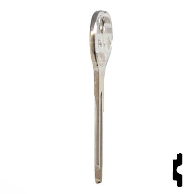 Uncut Key Blank | BMW | BMW1 / B80NR Automotive Key JMA USA