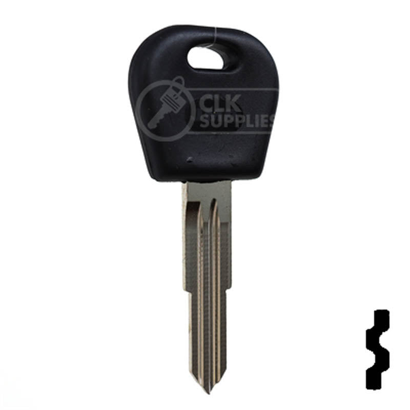 Uncut Key Blank | Daewoo | DW04RAP Automotive Key JMA USA