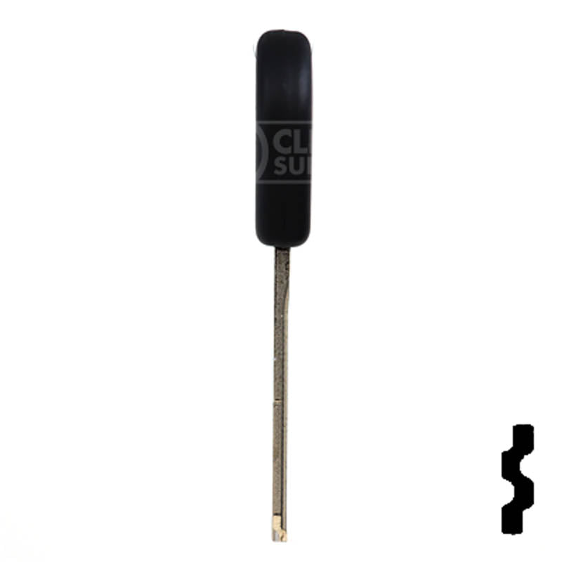 Uncut Key Blank | Daewoo | DW04RAP Automotive Key JMA USA
