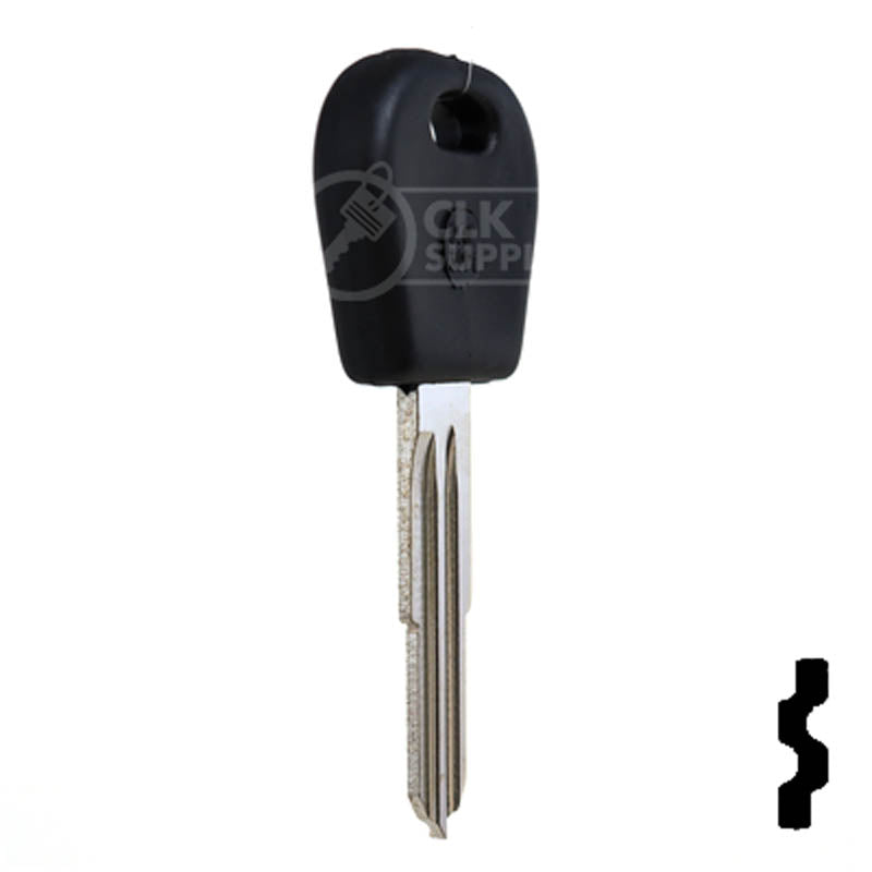 Uncut Key Blank | Daewoo | DW04RAP Automotive Key JMA USA