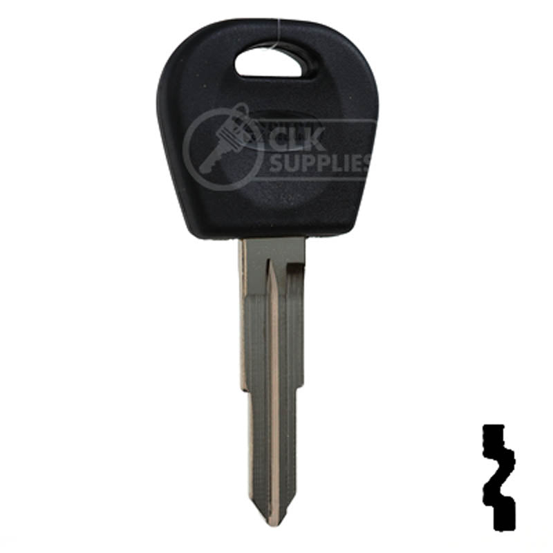 Uncut Key Blank | Daewoo | DW05AP Automotive Key Ilco
