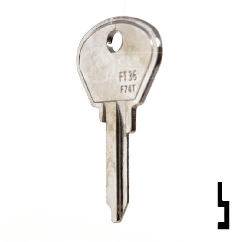 Uncut Key Blank | Fiat | FT44, FT36 Automotive Key JMA USA
