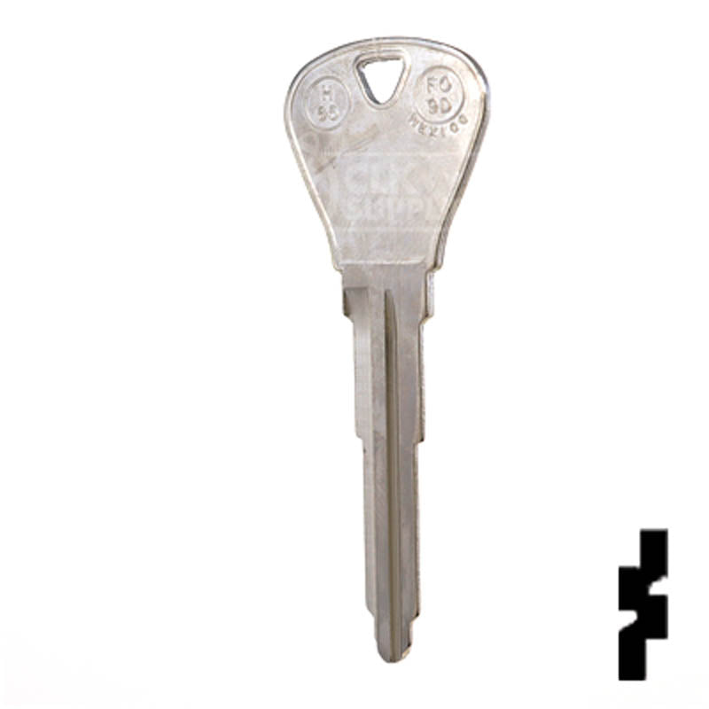 Uncut Key Blank | Ford | H65, X221 Automotive Key JMA USA
