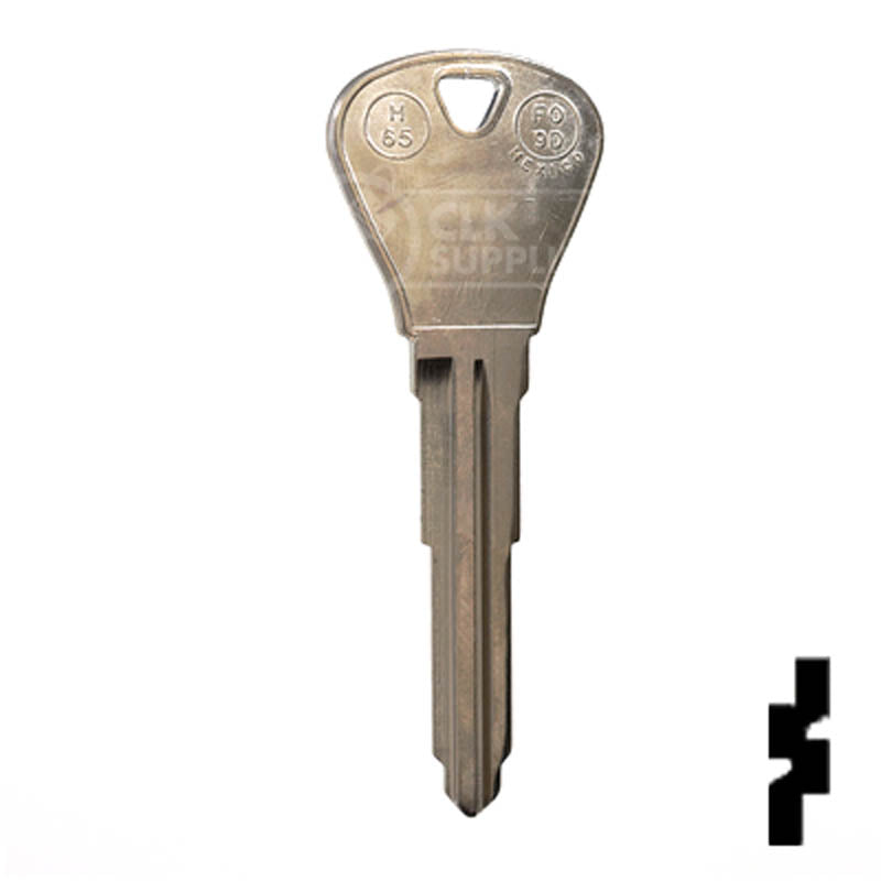 Uncut Key Blank | Ford | H65, X221 Automotive Key JMA USA