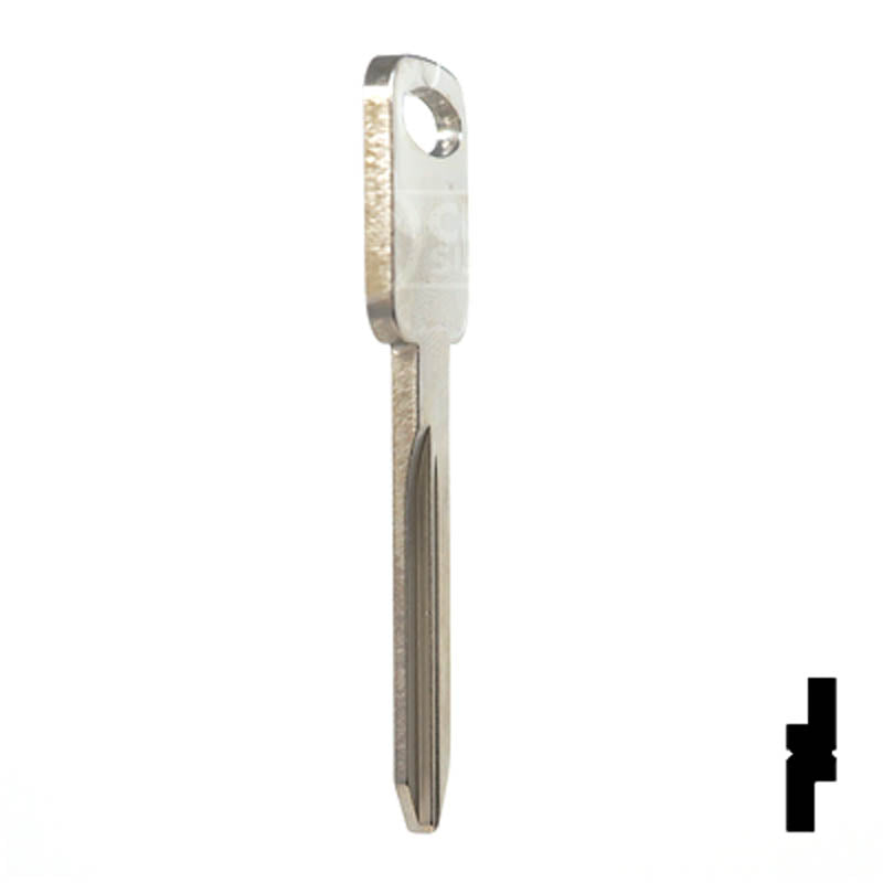 Uncut Key Blank | Ford | H75, 1196FD Automotive Key JMA USA