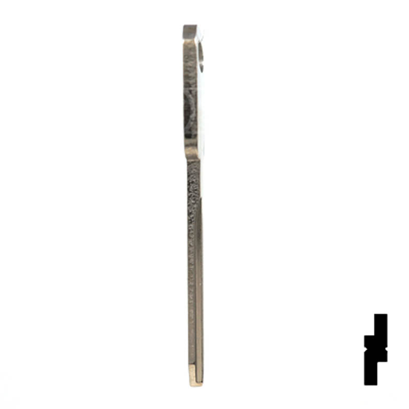 Uncut Key Blank | Ford | H75, 1196FD Automotive Key JMA USA