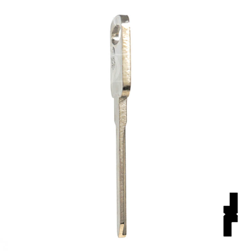 Uncut Key Blank | Ford | H75, 1196FD Automotive Key JMA USA