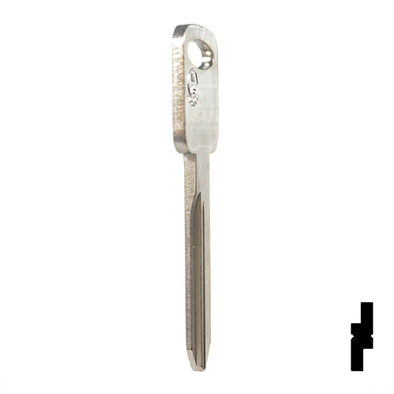 Uncut Key Blank | Ford | H75, 1196FD Automotive Key JMA USA