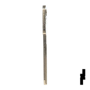 Uncut Key Blank | Ford | H75, 1196FD Automotive Key JMA USA