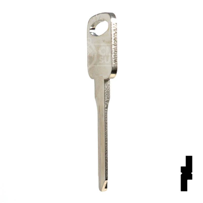 Uncut Key Blank | Ford | H75, 1196FD Automotive Key JMA USA