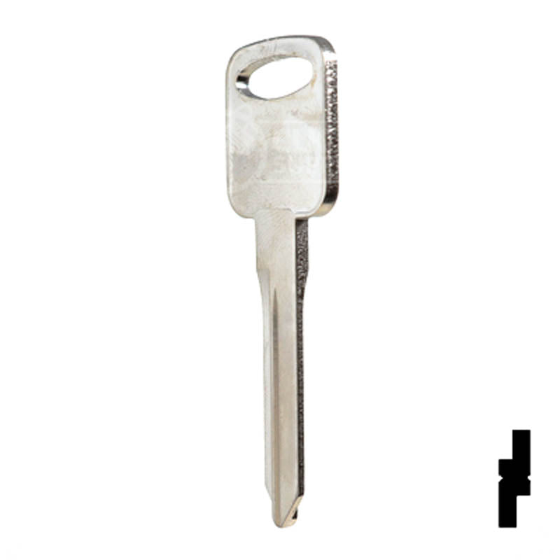Uncut Key Blank | Ford | H75, 1196FD Automotive Key JMA USA