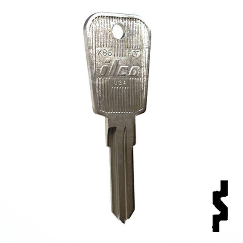 Uncut  Key Blank | Ford, Jaguar | FC7, X86 Automotive Key Ilco
