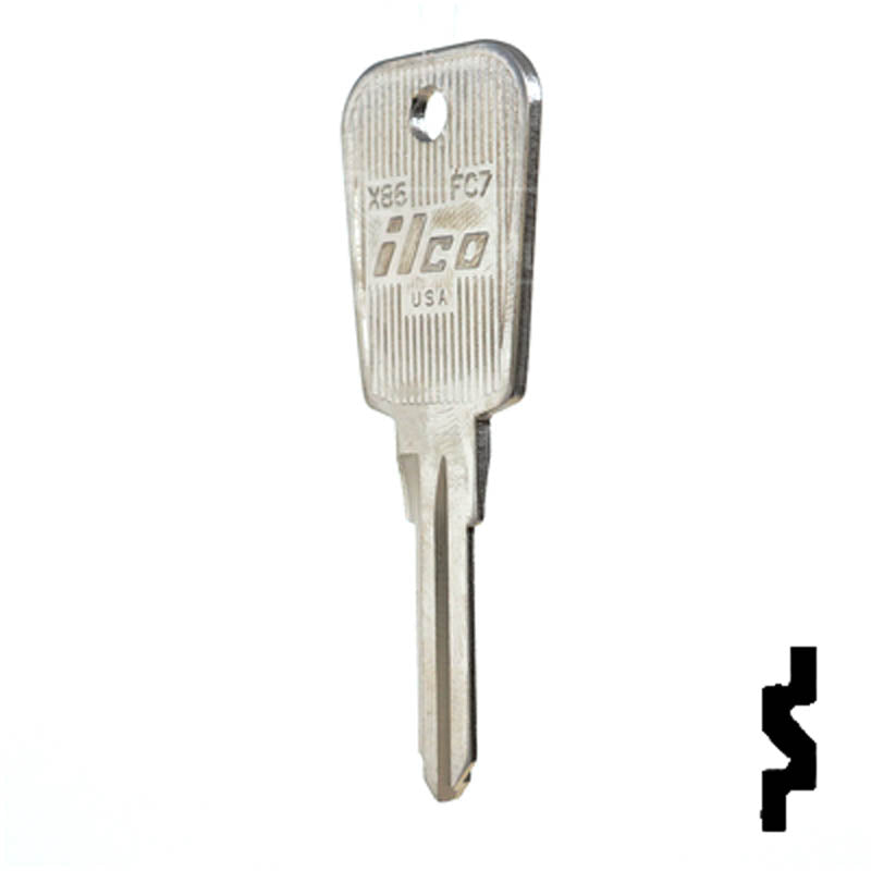Uncut  Key Blank | Ford, Jaguar | FC7, X86 Automotive Key Ilco